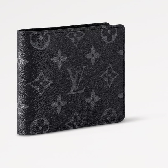 Louis Vuitton Black and Gray Monogram Multiple Wallet - Picture 1 of 4